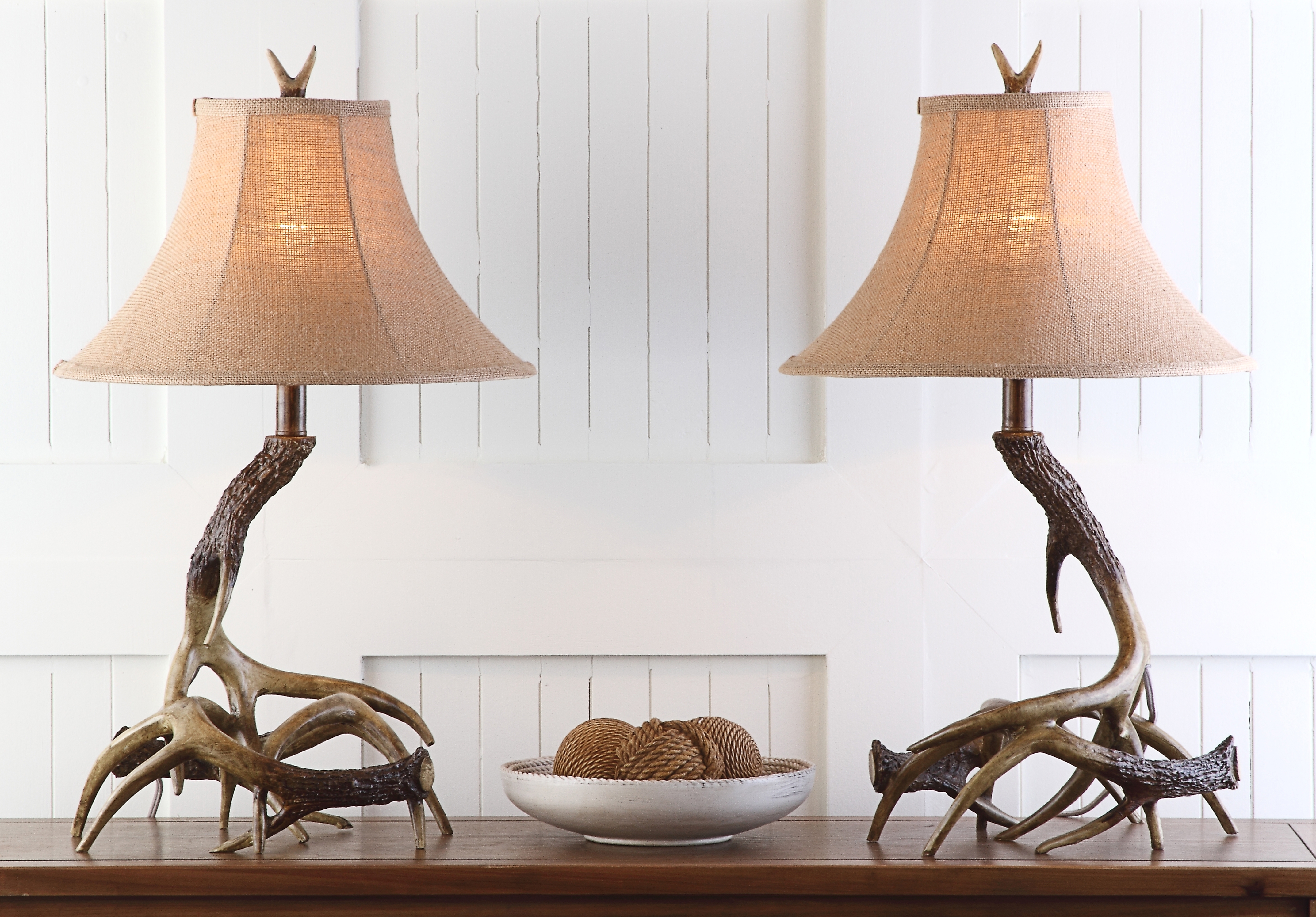 Sundance Faux Antler Tble Lamp - Brown - Safavieh - Image 2