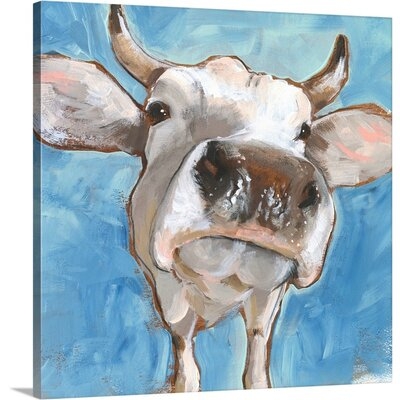 Cattle Close-Up I Canvas Wall Art - Image 0