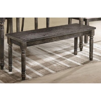 Oliveira II Bench In Weathered Gray - Image 0