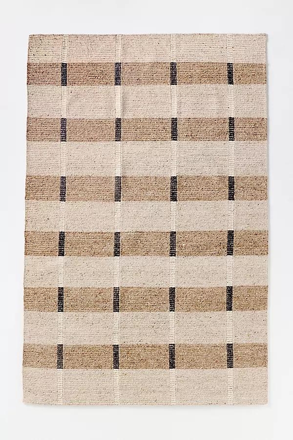 Jeremiah Brent Hand-Knotted Geometric Wool Blend Rug - Image 0