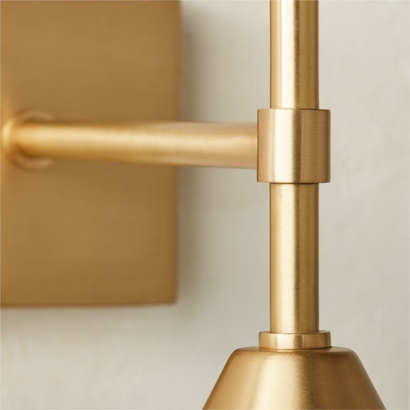 Exposior Brass Wall Sconce Model 2027 - Image 2