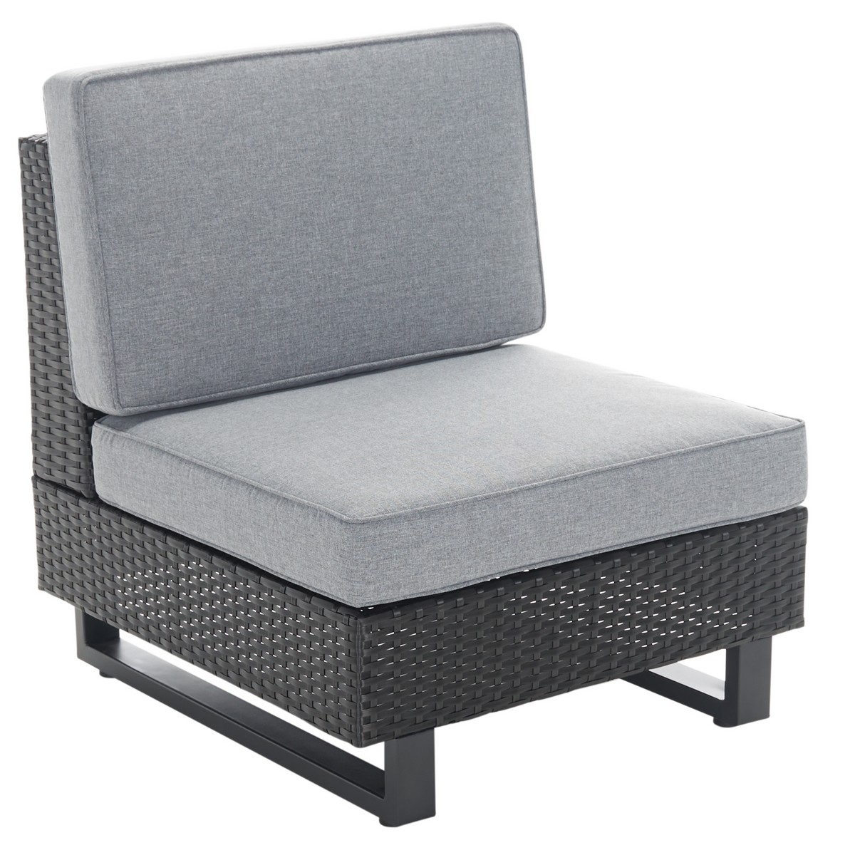 Indoor-Outdoor Dumont 6 Pc Living Set - Grey/Grey - Safavieh - Image 5