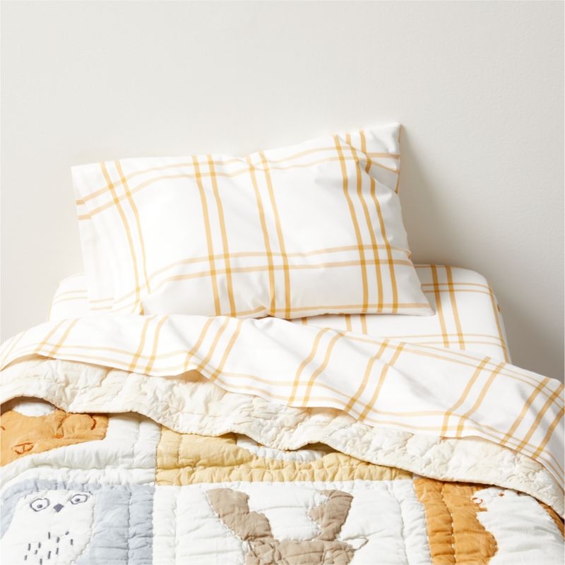 Forest Animals Organic Cotton Baby Crib Quilt - Image 1