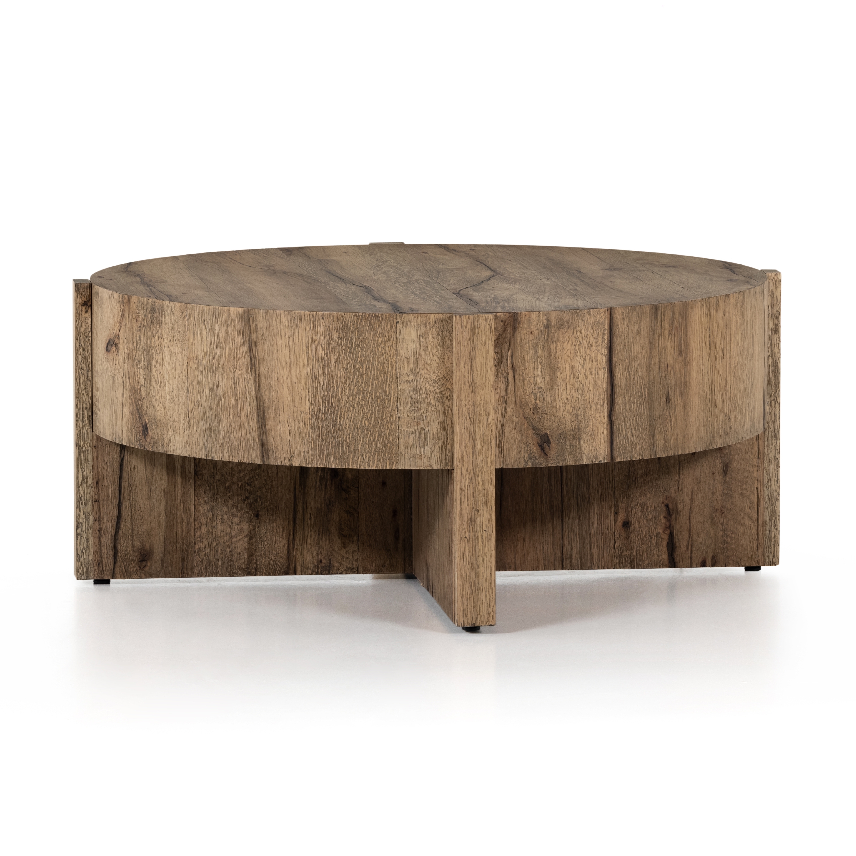 Bingham Coffee Table-Rustic Oak Veneer - Image 1