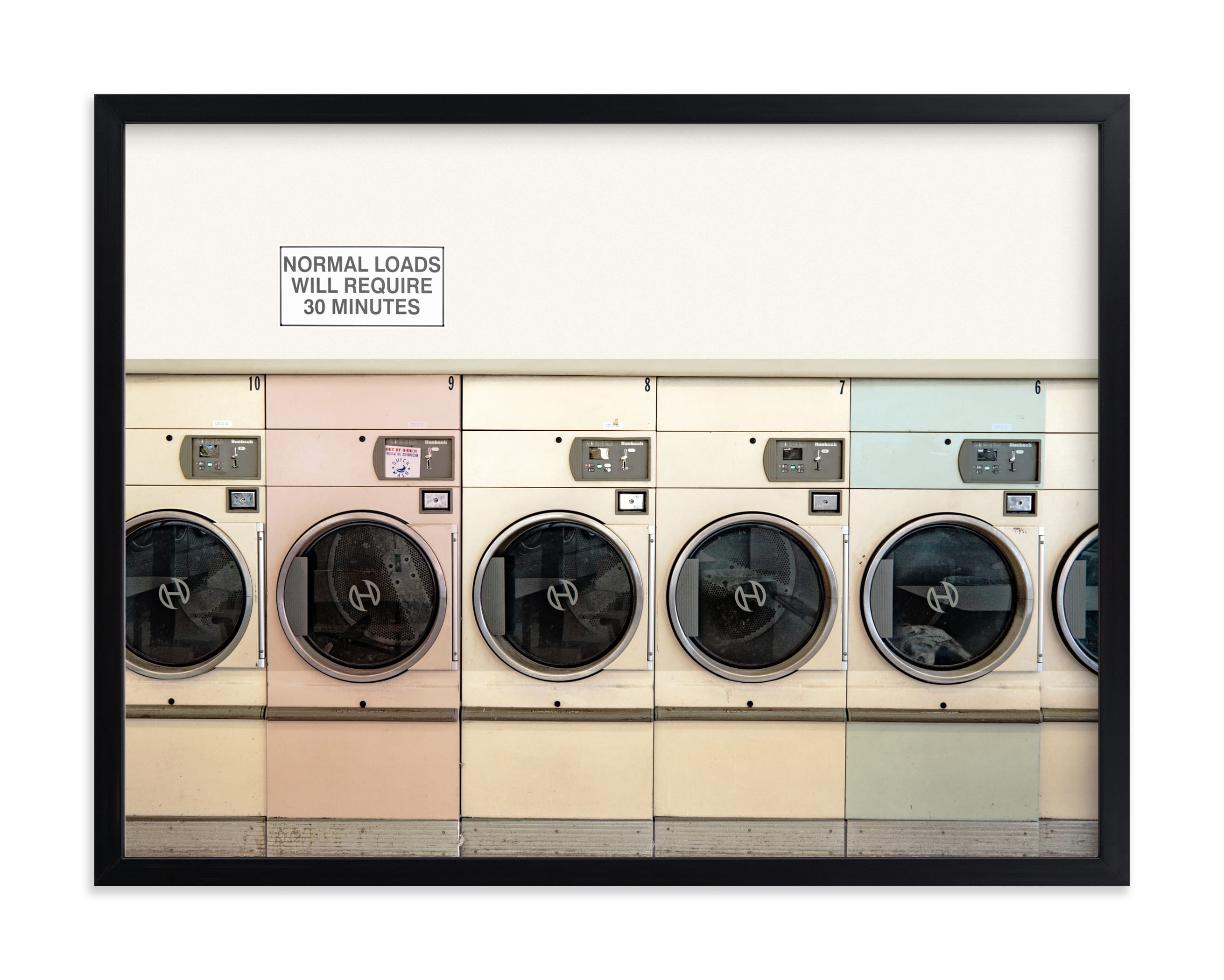 At The Laundromat Open Edition Fine Art Print - Image 0