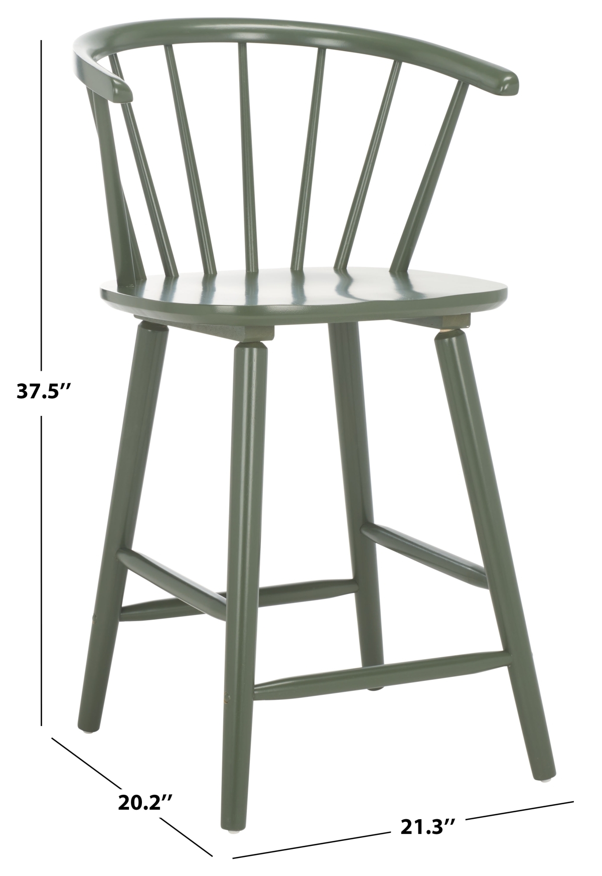 Blanchard Counter Stool - Dusty Green - Image 9