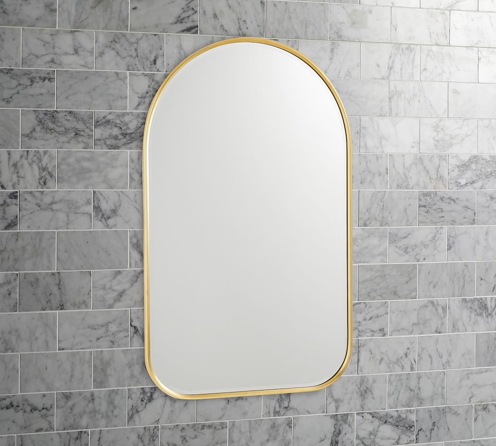 Vintage Mirrors, Arch Large, Brass - Image 0