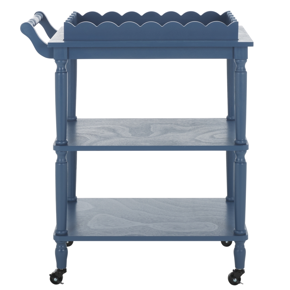 Haven 3 Tier Dining Cart - Blue - Image 7