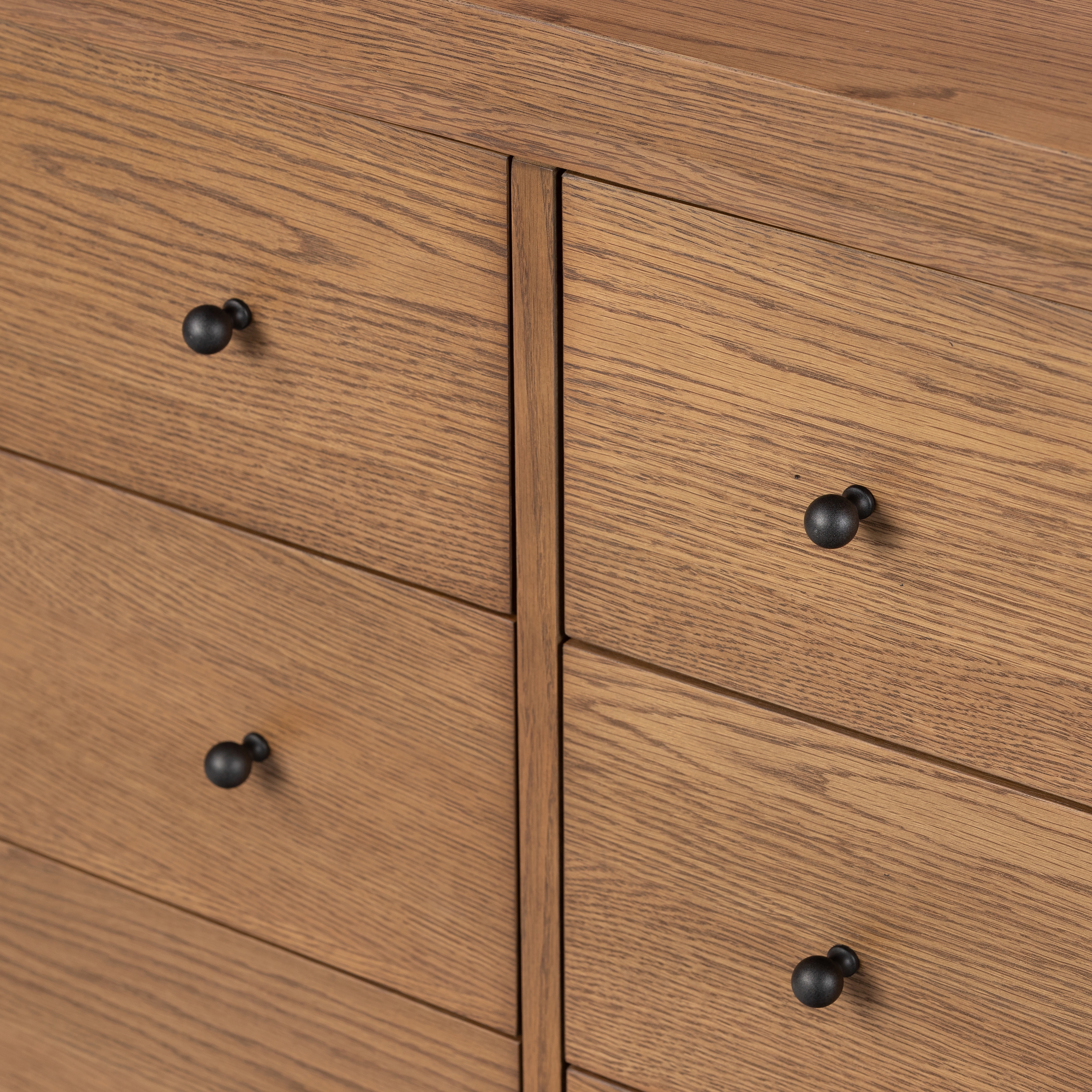 Roark 6 Drawer Dresser-Amber Oak Veneer - Image 7