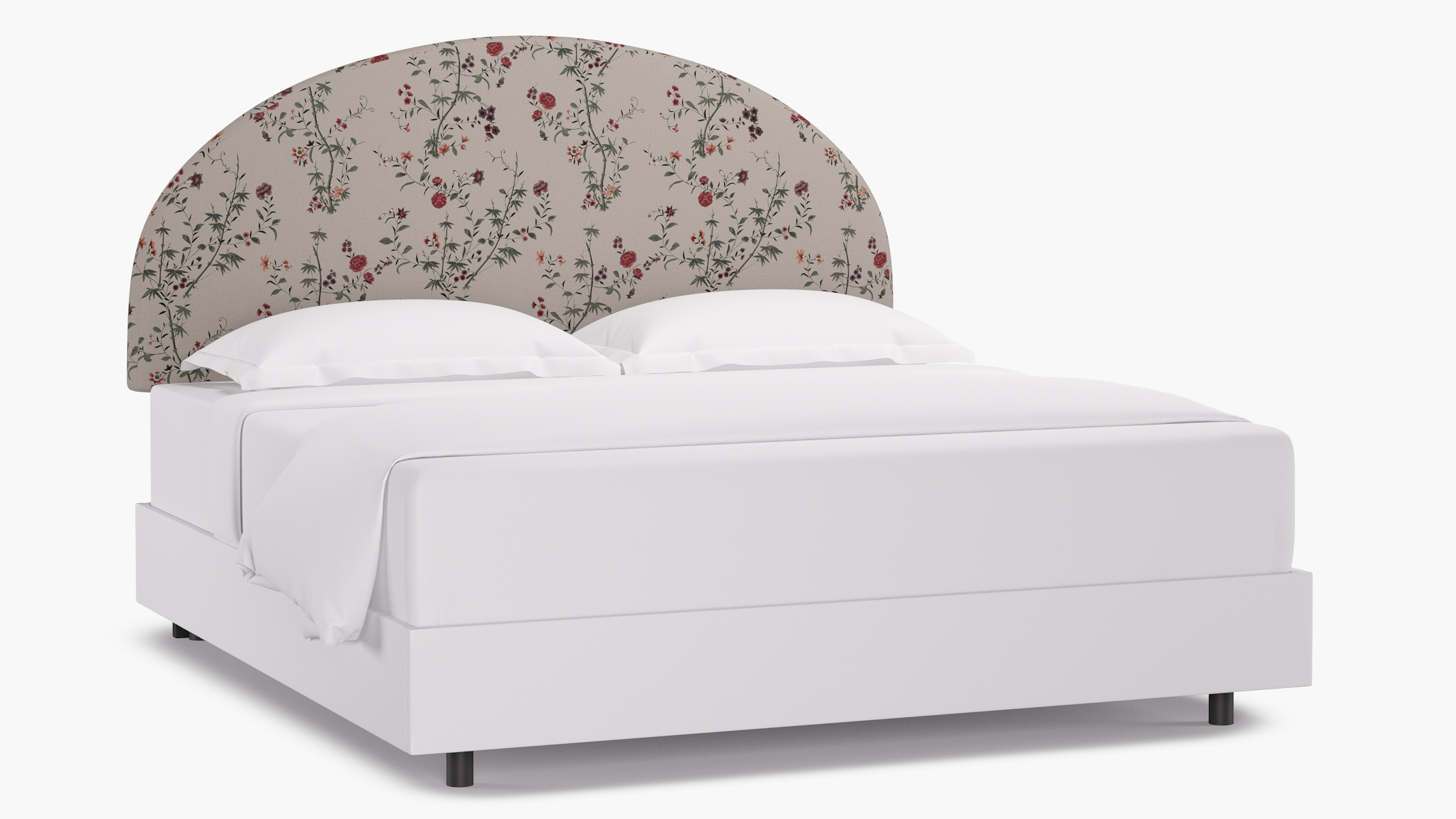 Arched Back Headboard, Multi Bamboo Garden, King - Image 0