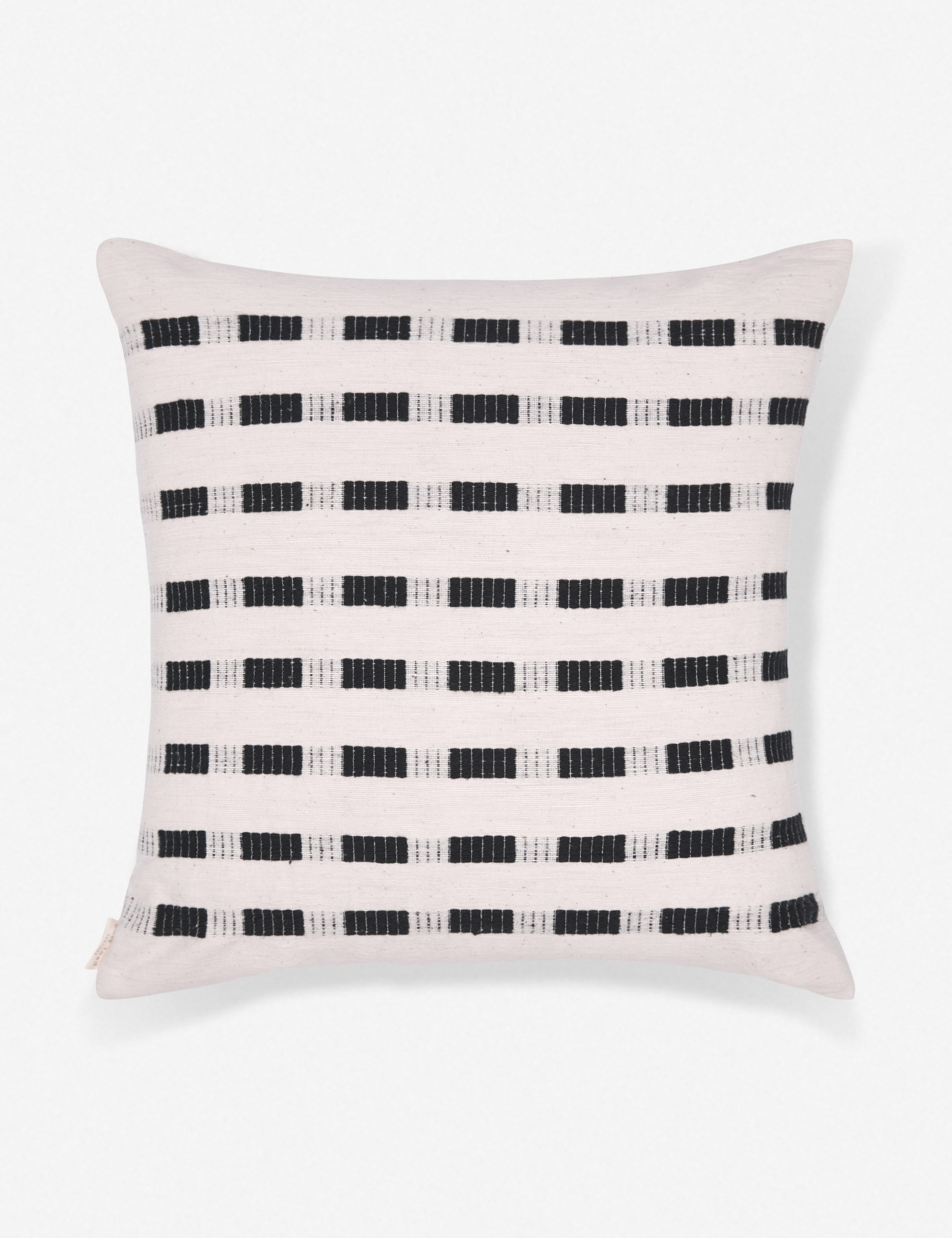 Bolé Road Textiles Bertu Pillow, Onyx, 20" x 20" - Image 0