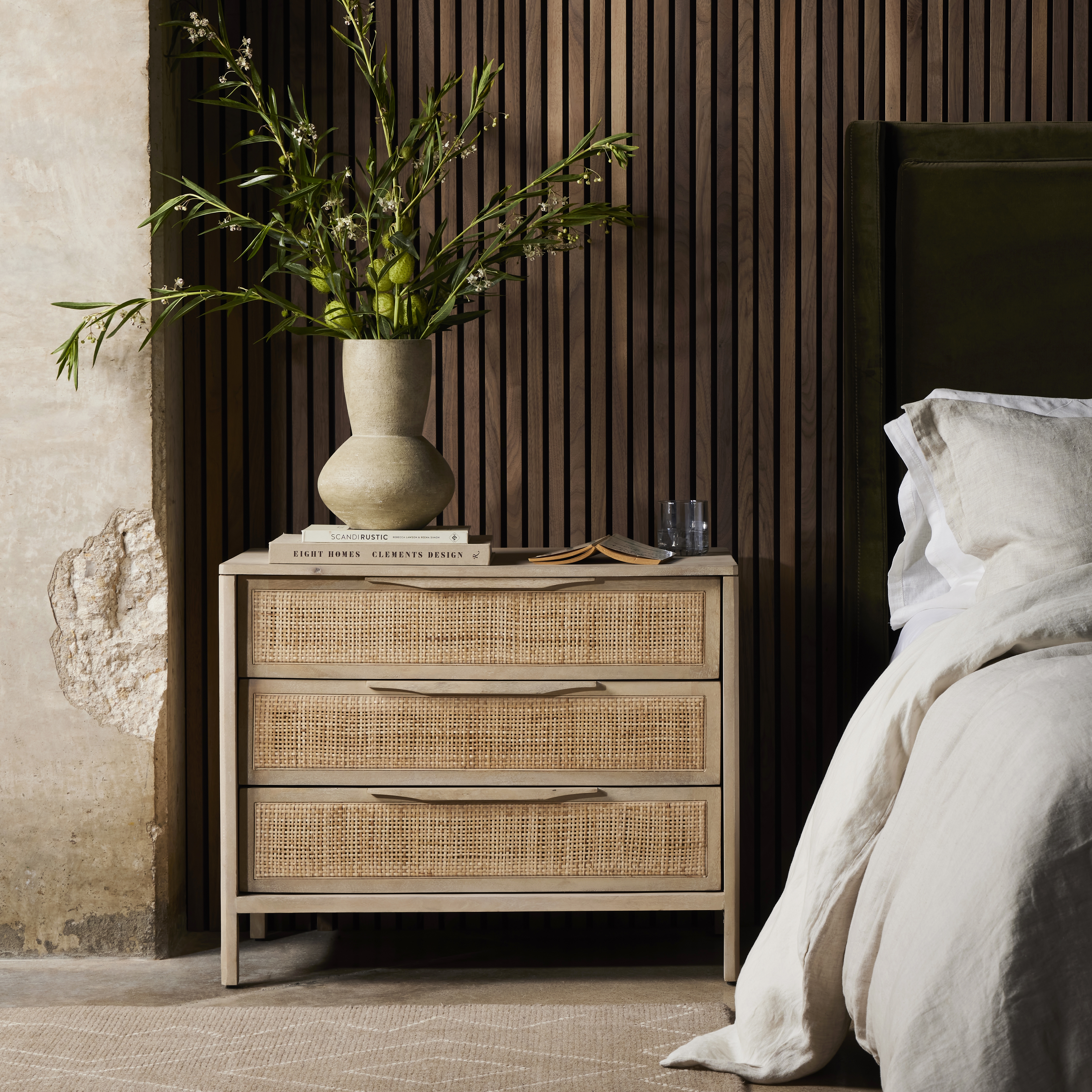 Sydney Large Nightstand - Natural Mango - Image 11