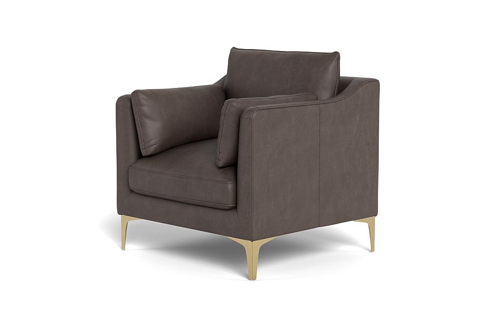 Caitlin Leather Petite Chair by The EverygirlÃ?Â® - Image 2