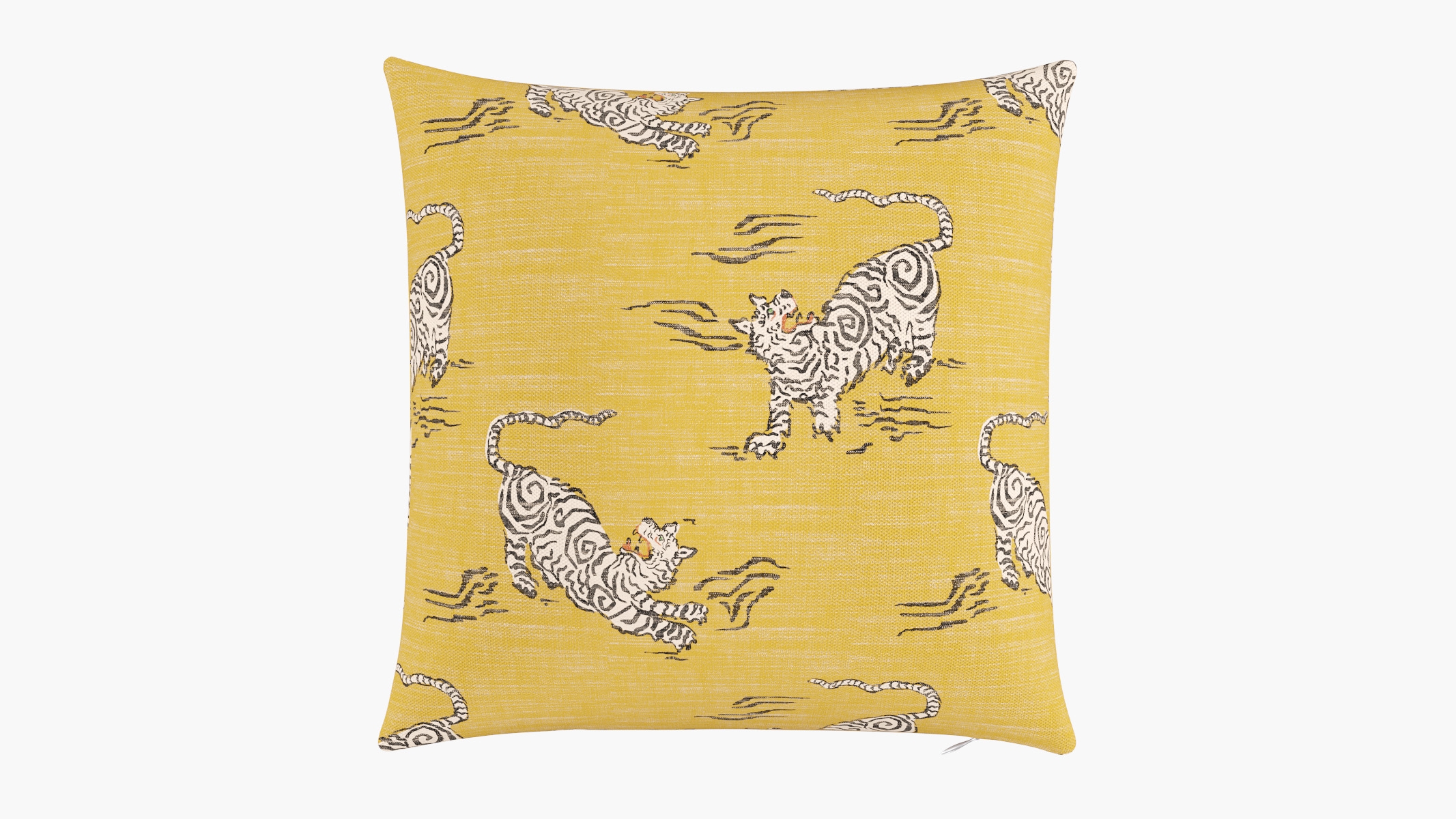 Throw Pillow 20", Dijon Tigresse, 20" x 20" - Image 0