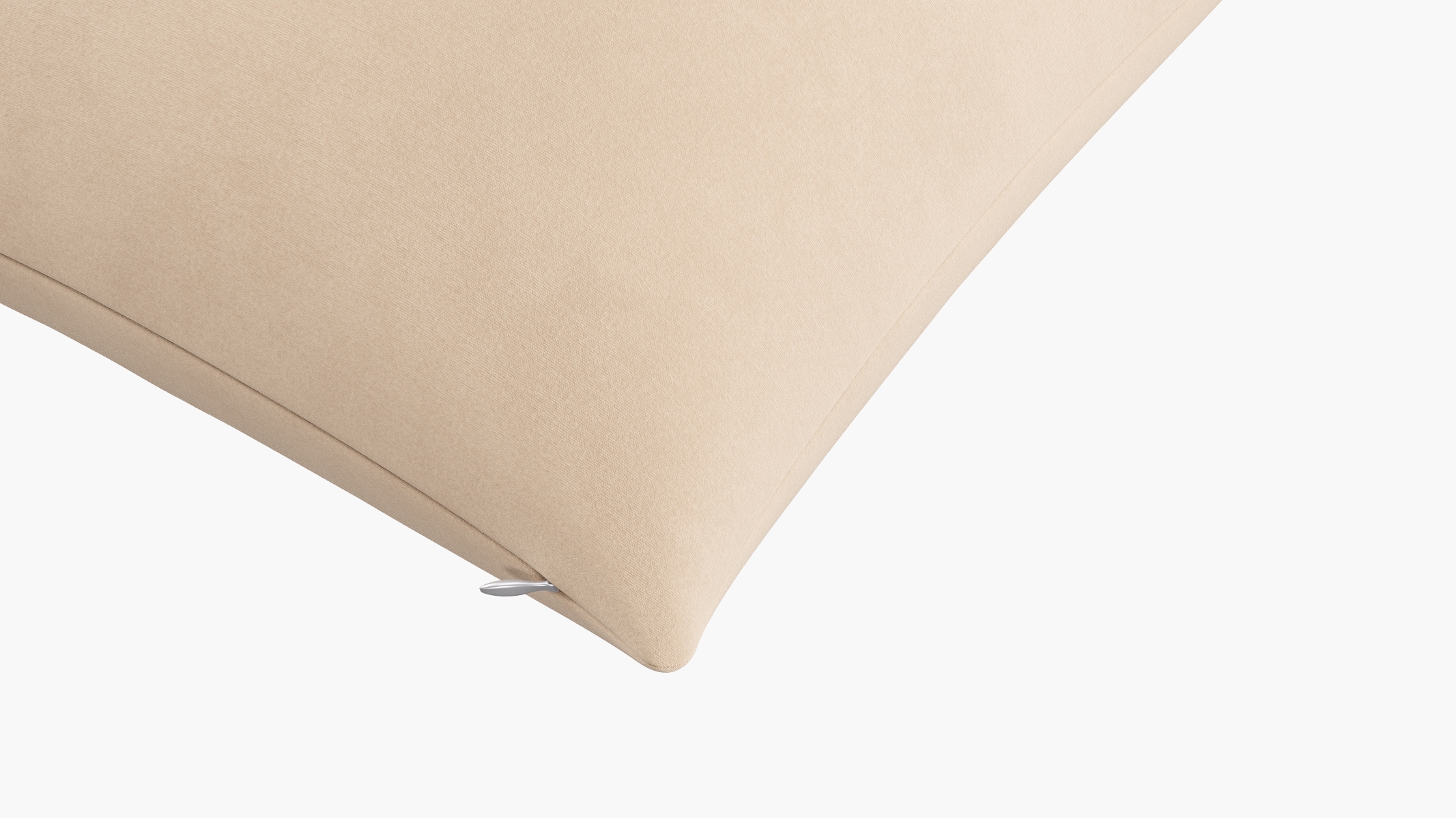 Throw Pillow 22", Pearl Classic Velvet, 22" x 22" - Image 1