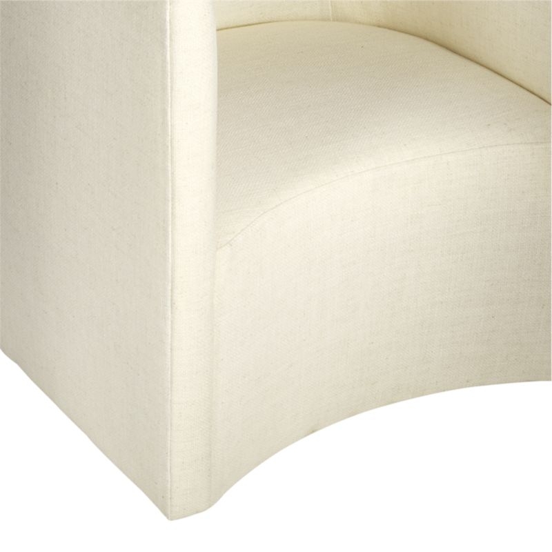 Covet Snow Curved Chair - Image 5