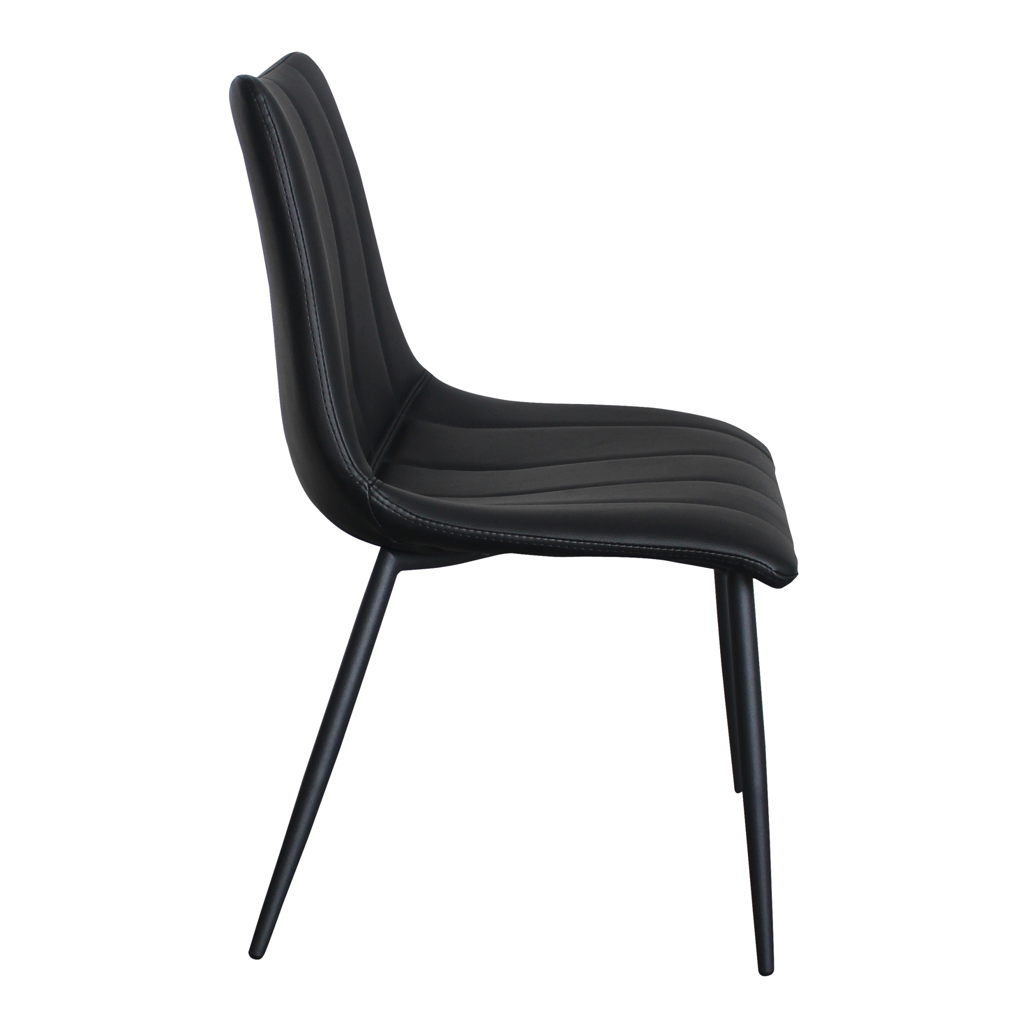 Alibi Dining Chair Matte Black - Set Of Two - Image 2