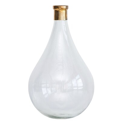 Clear 15.5" Glass Table Vase - Image 0