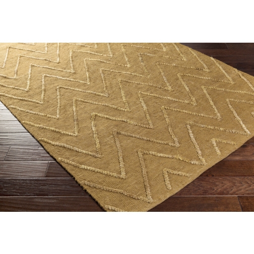 Mateo Orange Indoor 2' x 3' Handmade Rug - Image 2