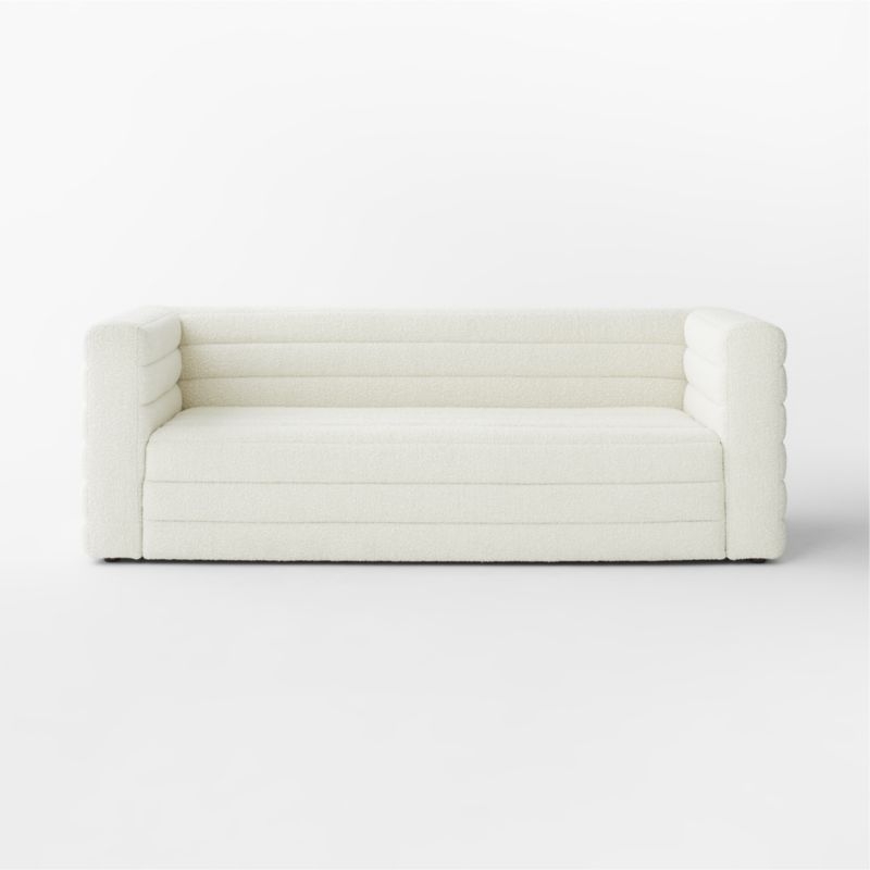 Strato 80" Sofa Luca Camel - Image 2