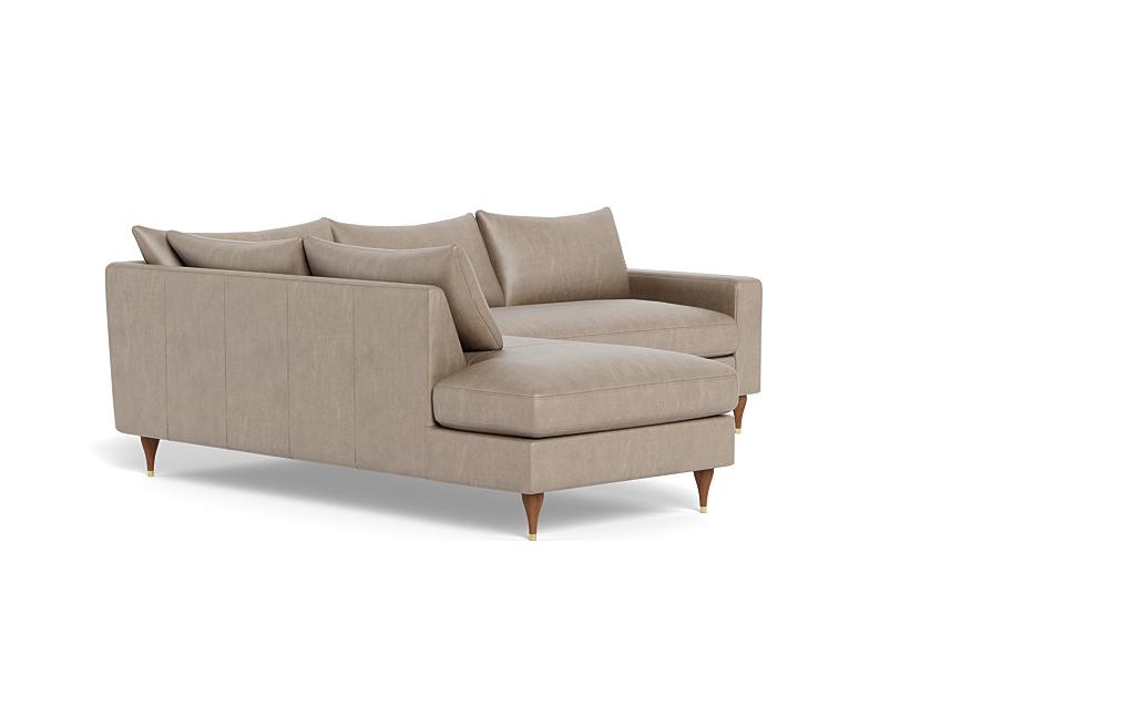 Sloan Leather 3-Seat Left Bumper Sectional - Image 1