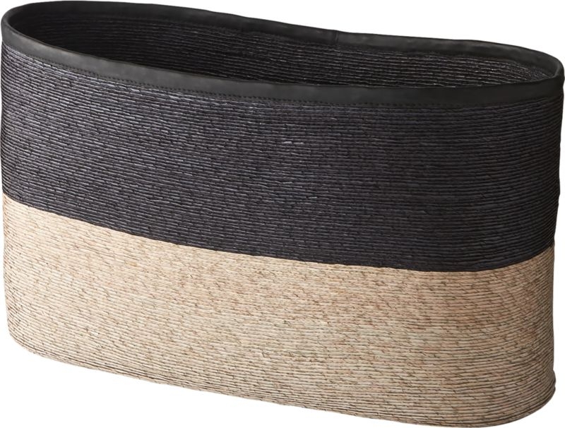 Luna Braided Two-Toned Storage Basket - Image 4