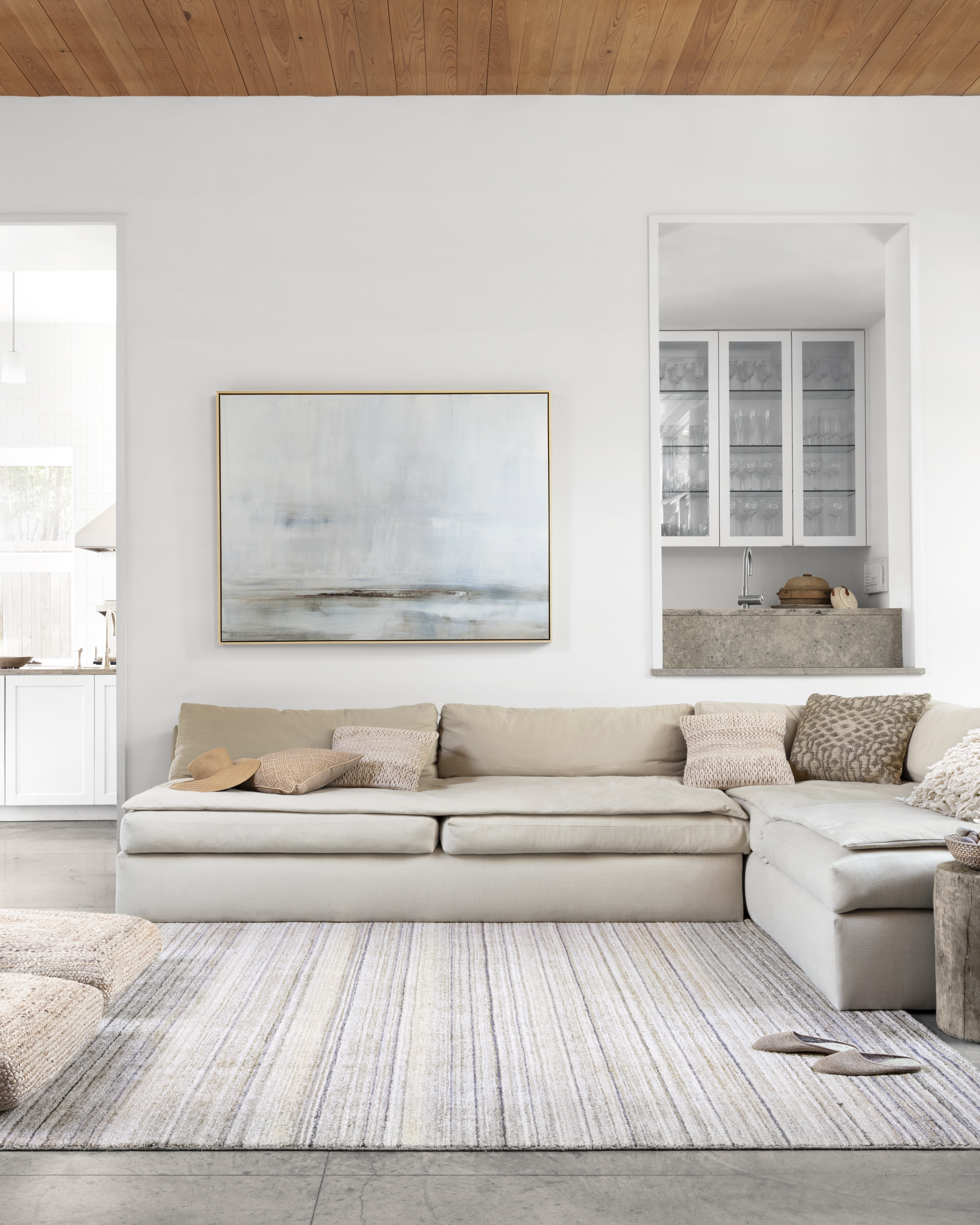 Loloi Haven Silver / Blue 2'-0" x 3'-0" - Image 3