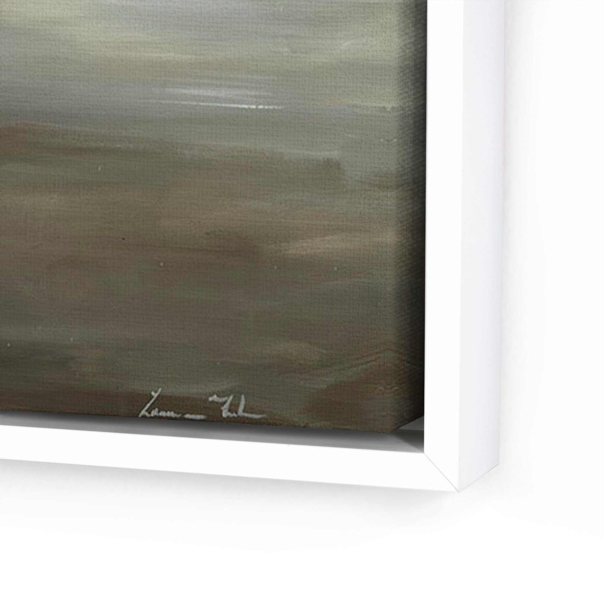 Morning II by Lauren Fuhr	 - White Maple Floater - Image 1