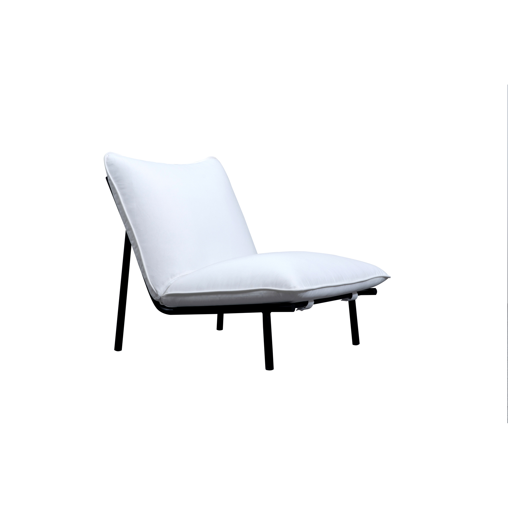 Morgan Outdoor Accent Chair White - Image 1