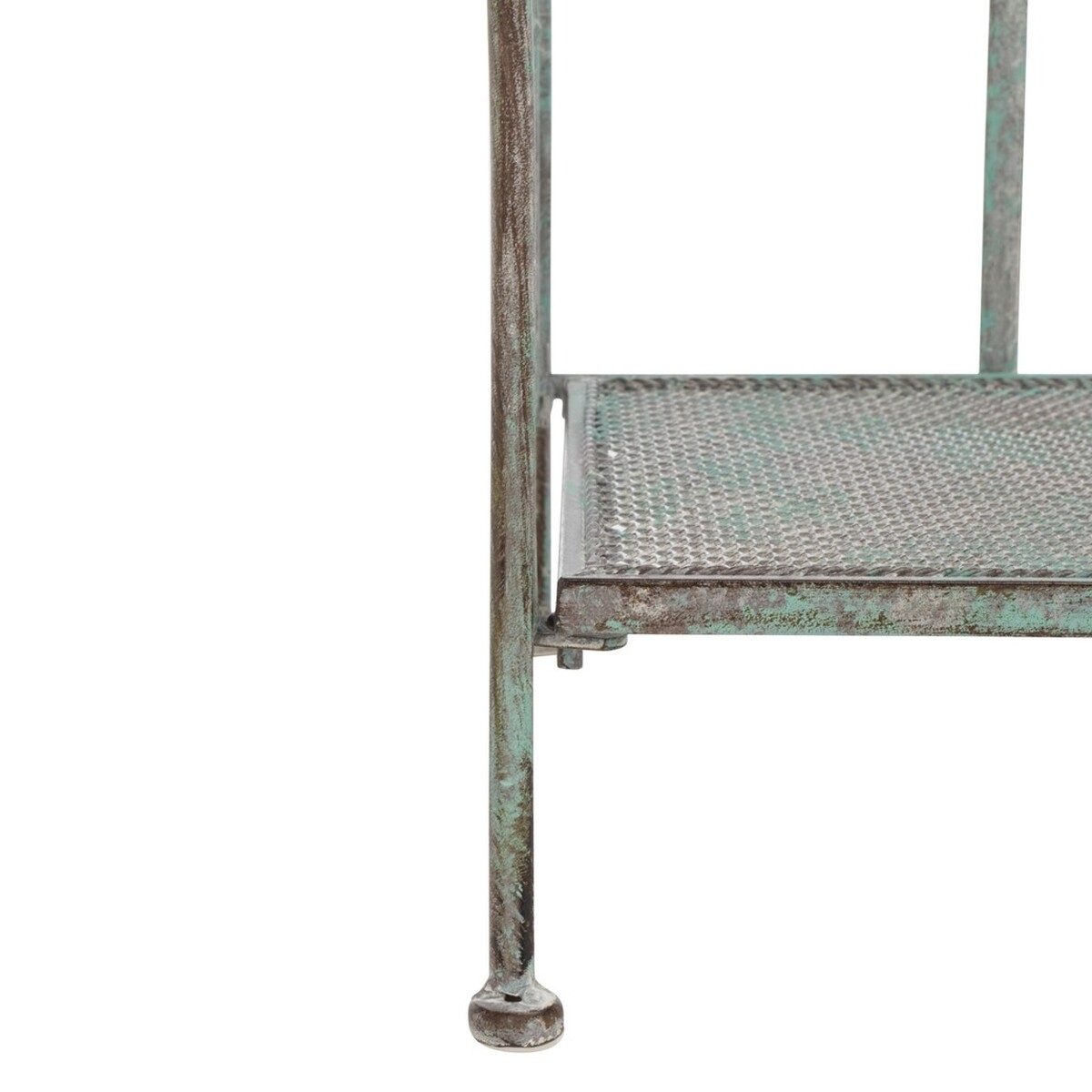 Torus 3-Tier Shelf - Antique Dark Green - Safavieh - Image 3