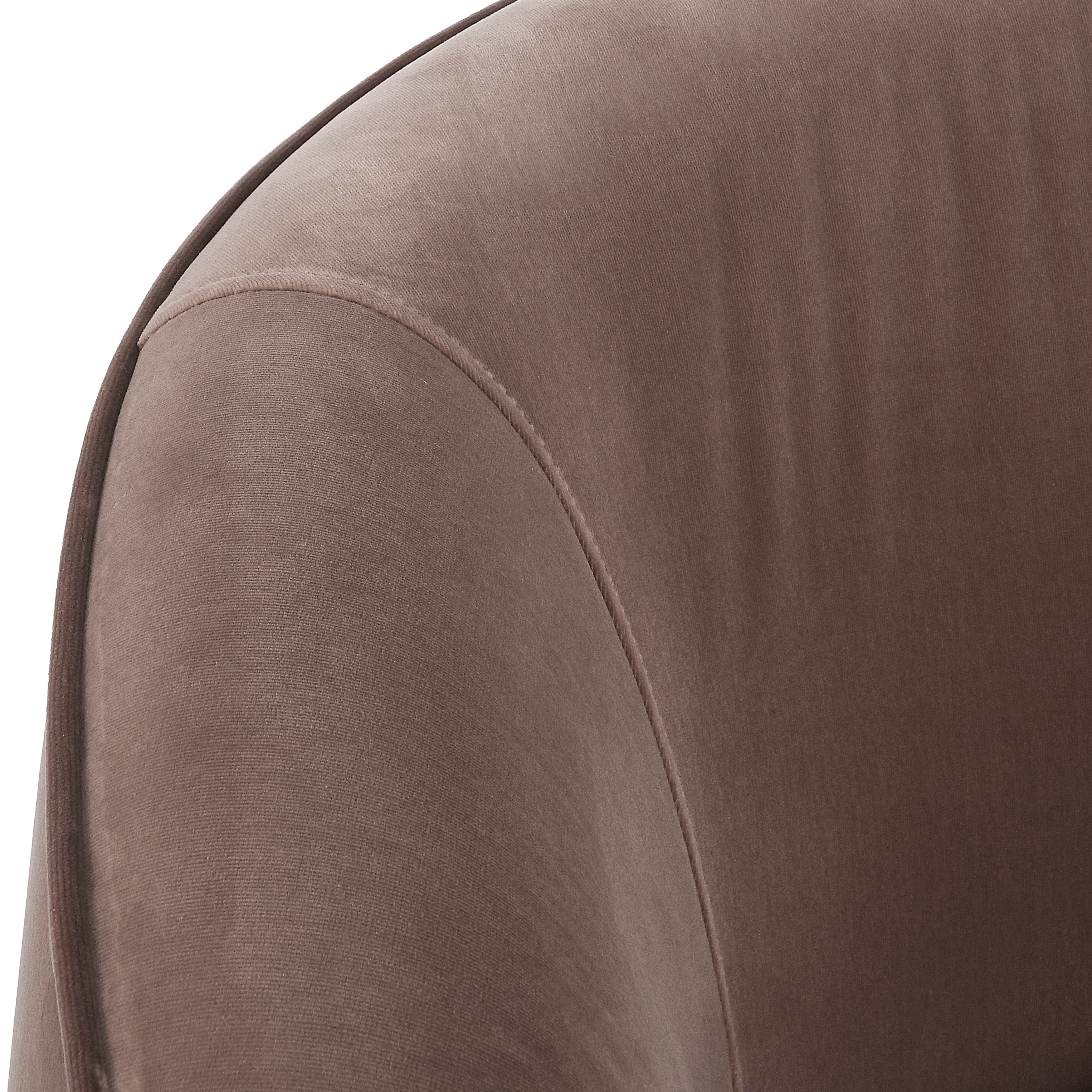 Harper Swivel Accent Chair Dusty Brown - Image 4