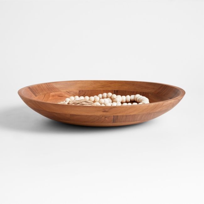 Stol Acacia Wood Decorative Centerpiece Bowl 18" - Image 0