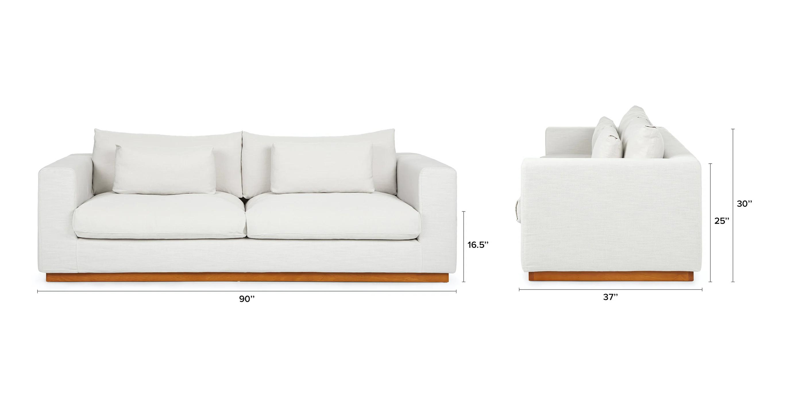 Malsa Sofa, Soft White - Image 9