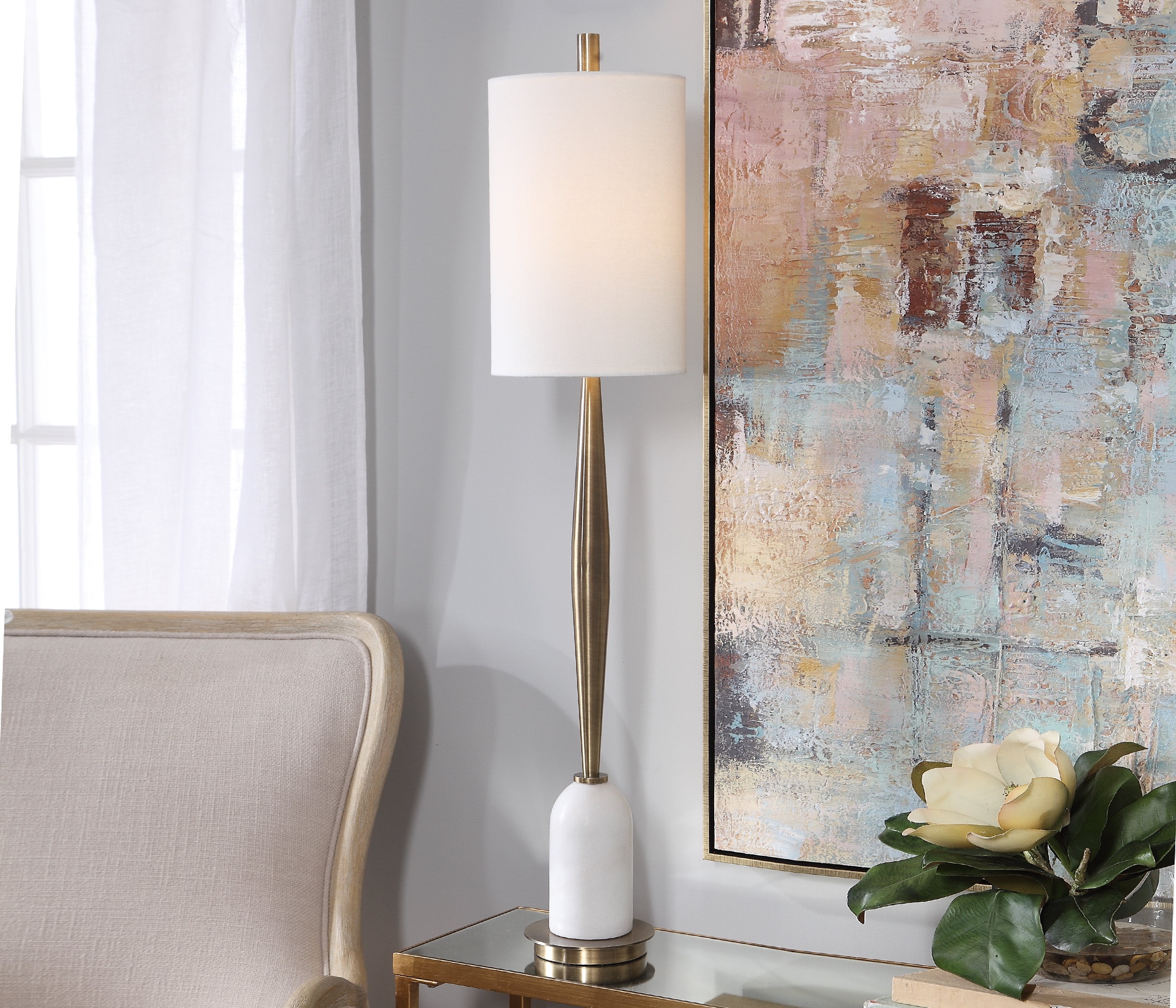 Minette Mid-Century Buffet Lamp - Image 1