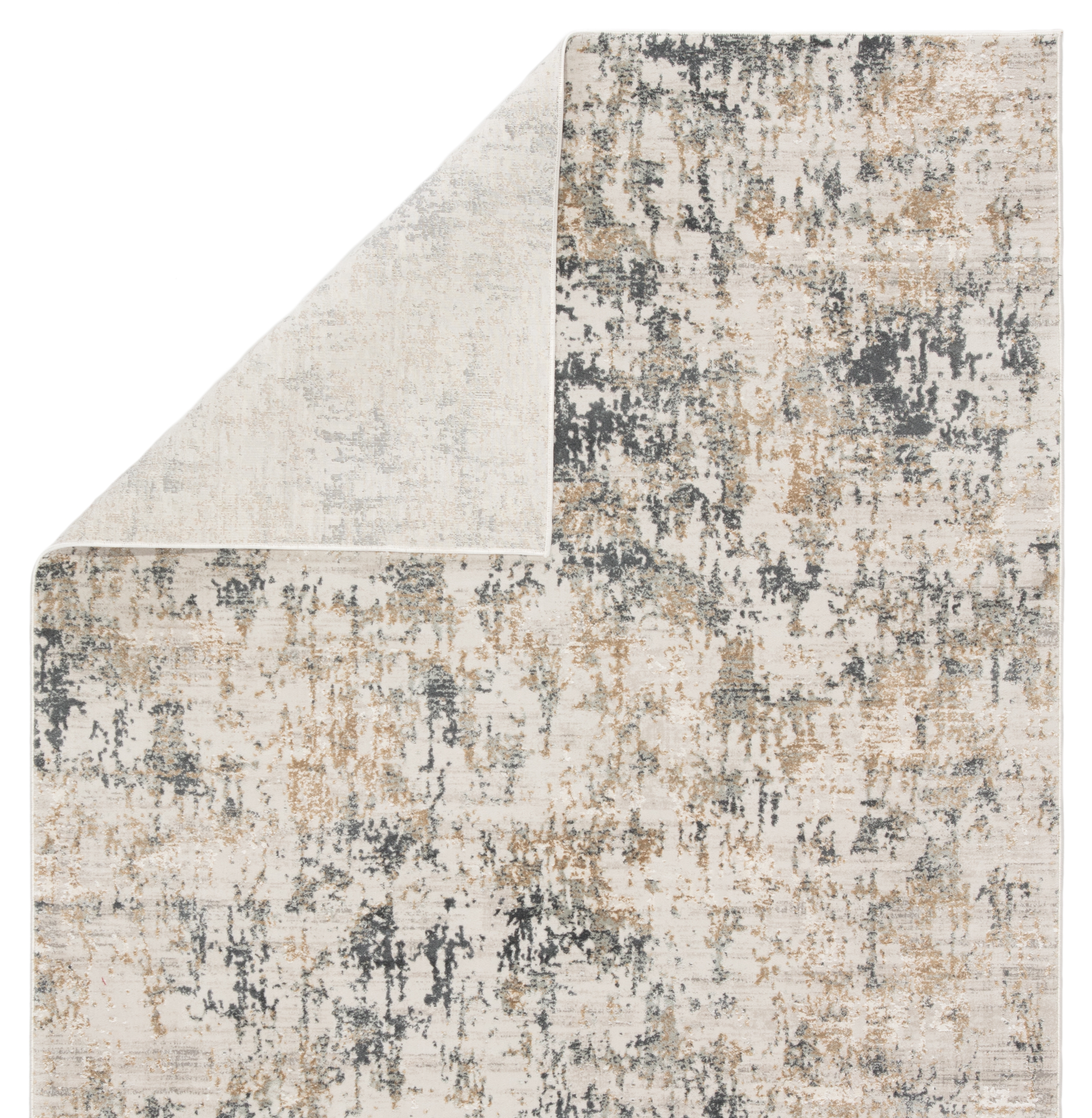 Arvo Abstract White/ Dark Gray Area Rug (12'X15') - Image 2