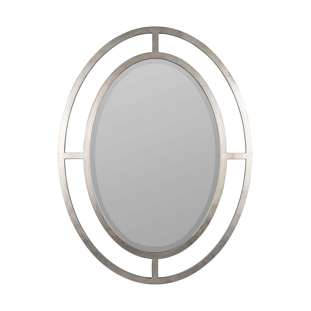 Elle Wall Mirror, Silver - Image 0
