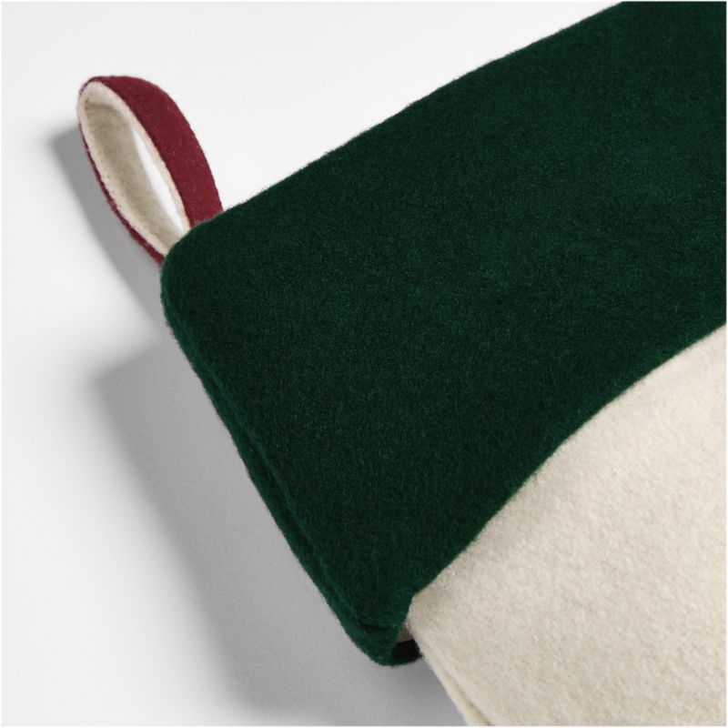 Fair Isle Friends Bear Christmas Stocking by Joan Anderson - Image 4