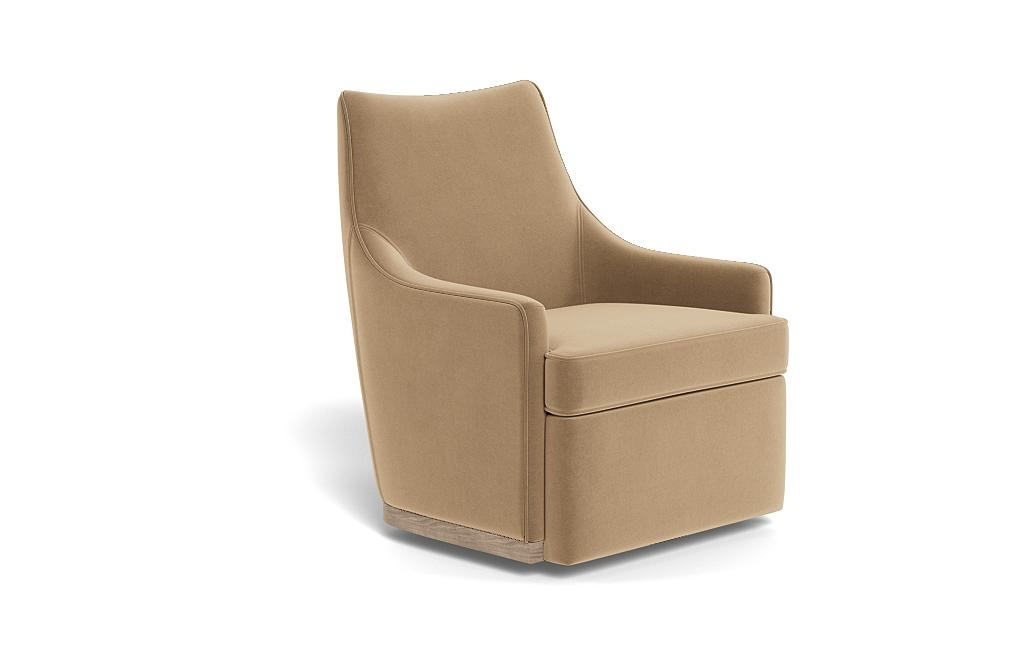 Kingsley Swivel Chair with Contrast Piping - Image 1