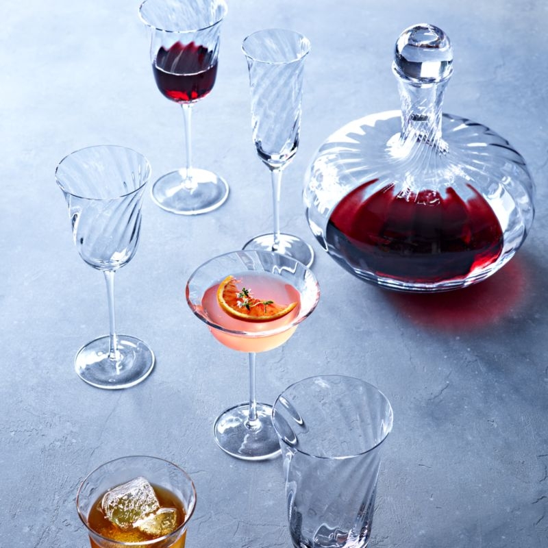 Lucia Swirled Glass Decanter - Image 1