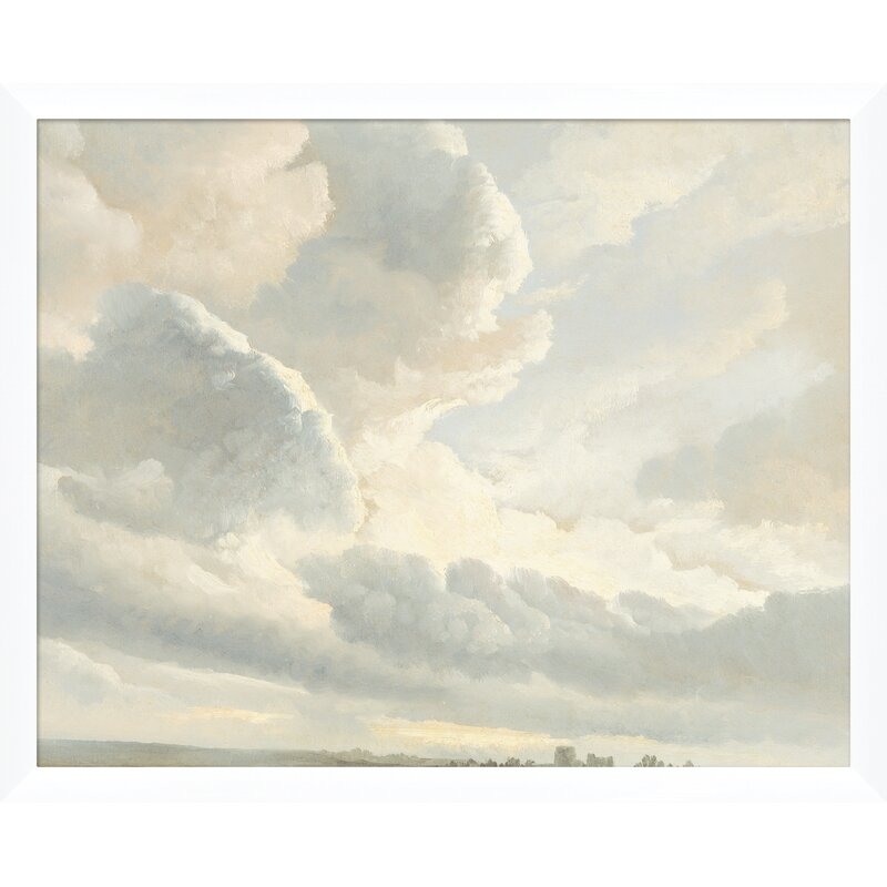 Soicher Marin Cloud Sunset Landscape - Picture Frame Painting on Paper - Image 0