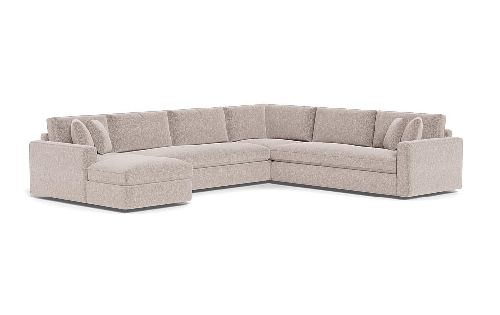James 4-Piece 5-Seat Corner Chaise Sectional Left - Image 1