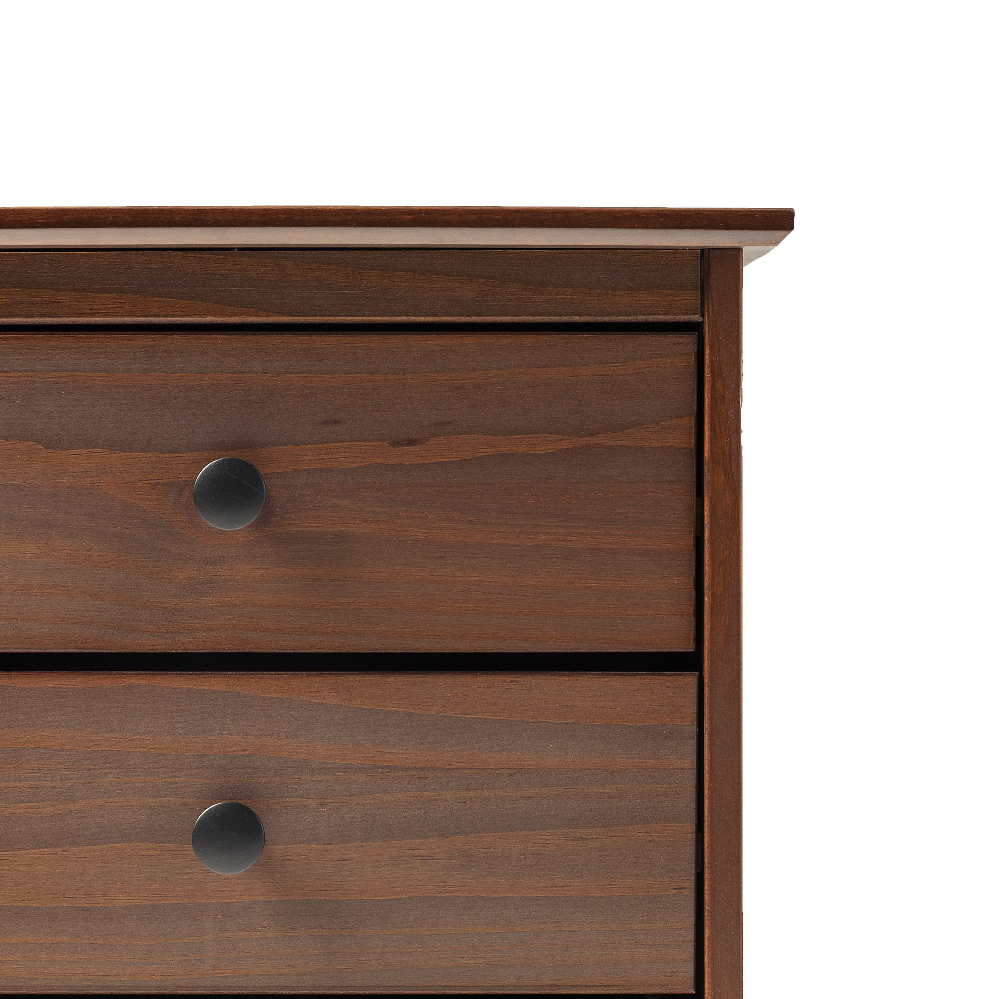 Modern 3 Drawer Nightstand - Walnut - Image 6
