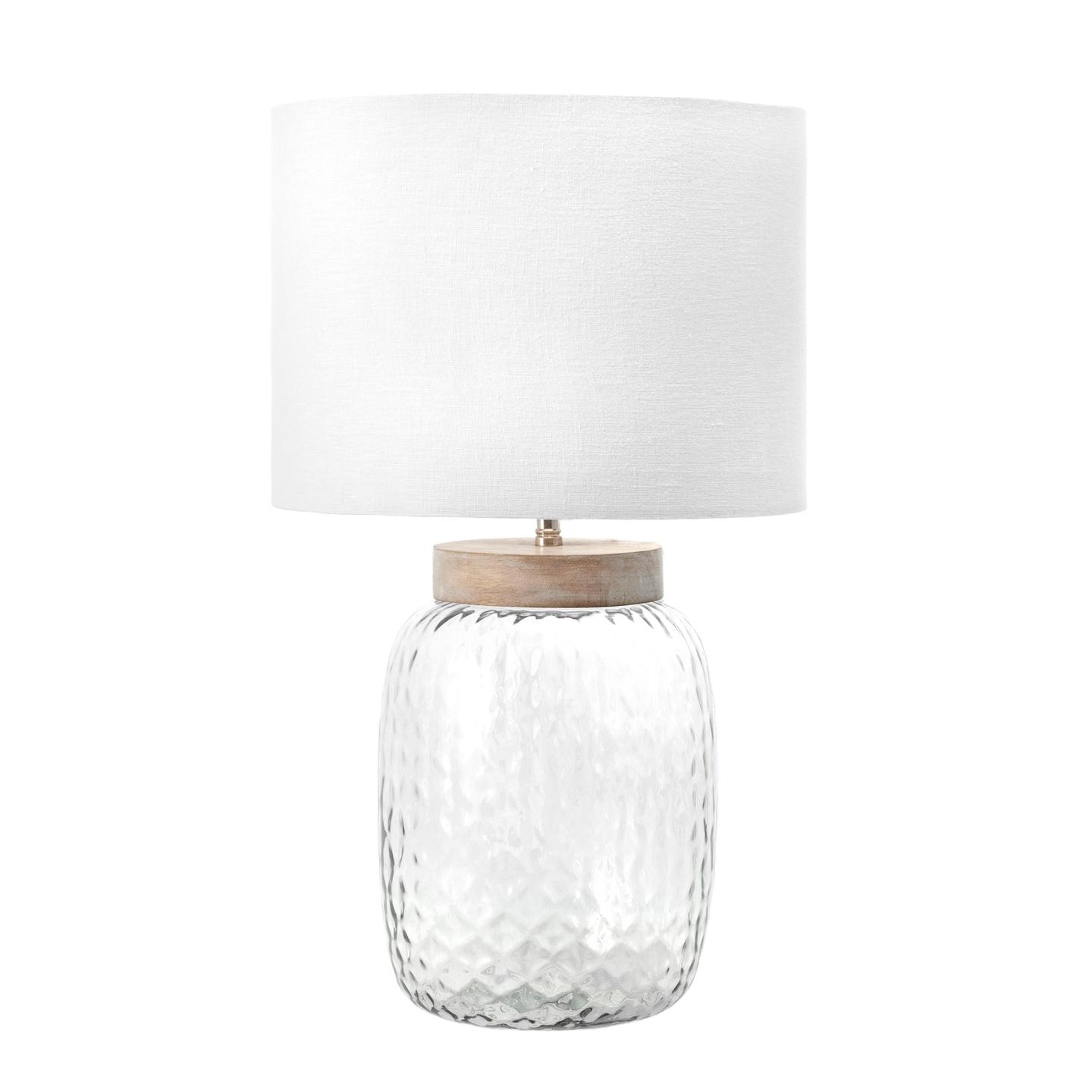 Haines Glass Table Lamp, 20" - Image 0