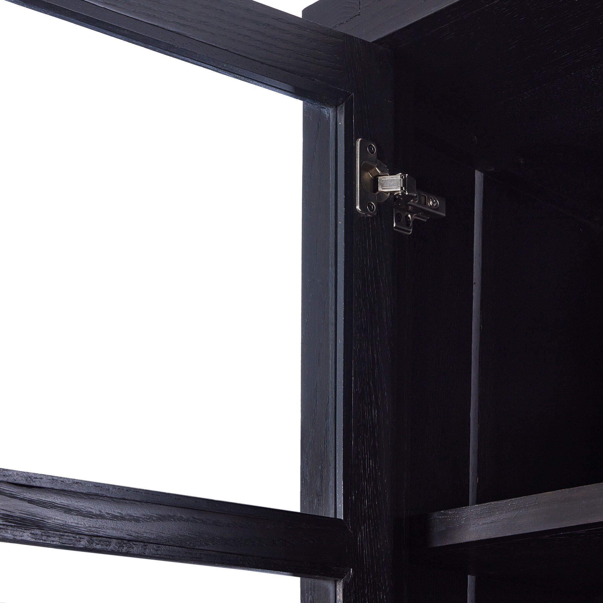Warby Cabinet - Worn Black Veneer - Image 8
