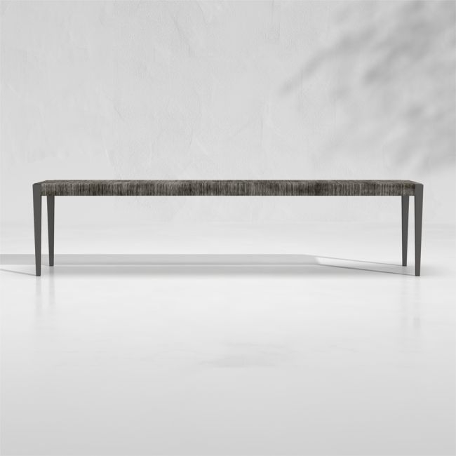 Railay All-Weather Woven Wicker Outdoor Dining Bench - Image 0