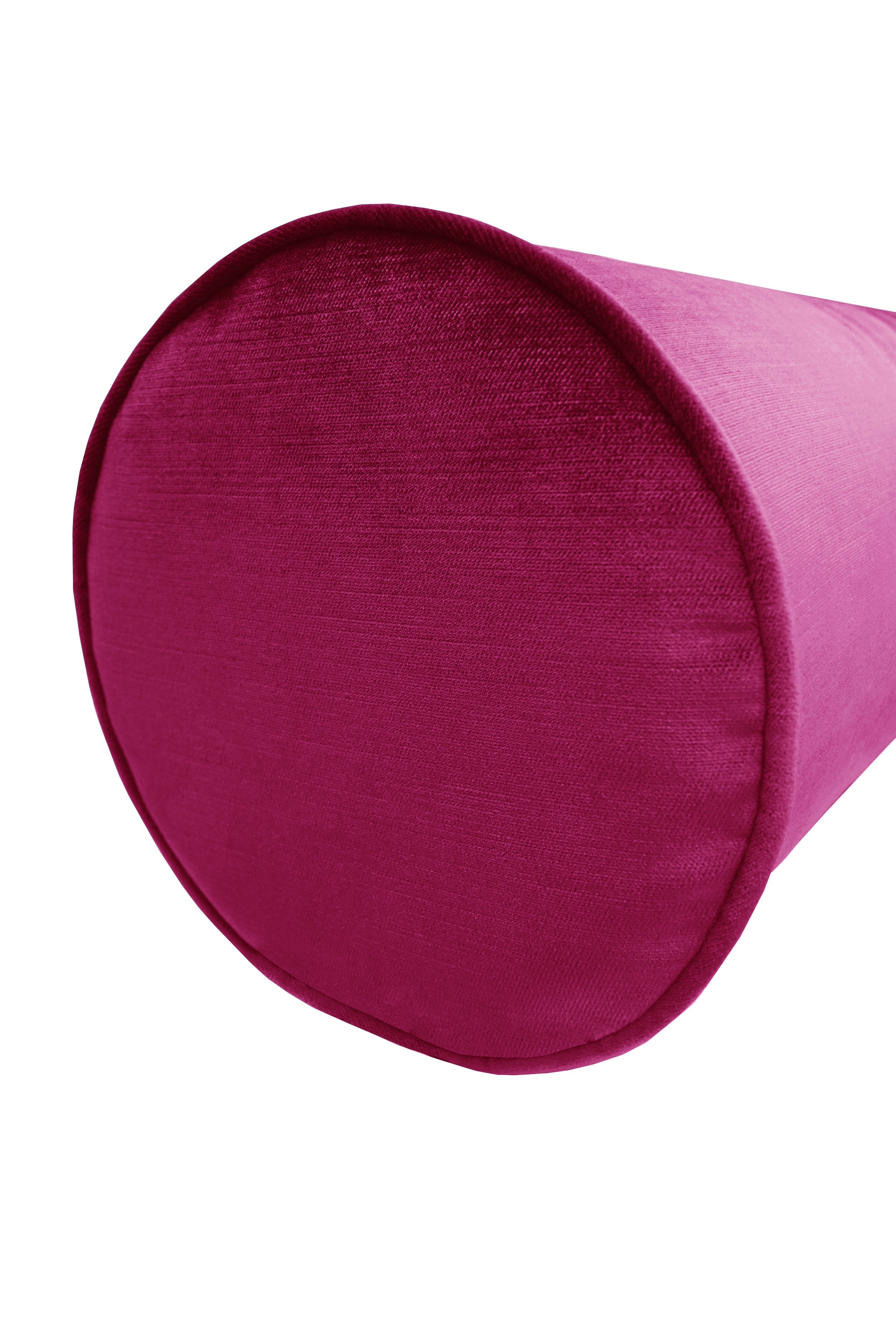 THE BOLSTER :: FAUX SILK VELVET // MAGENTA - BY THE YARD - Image 1