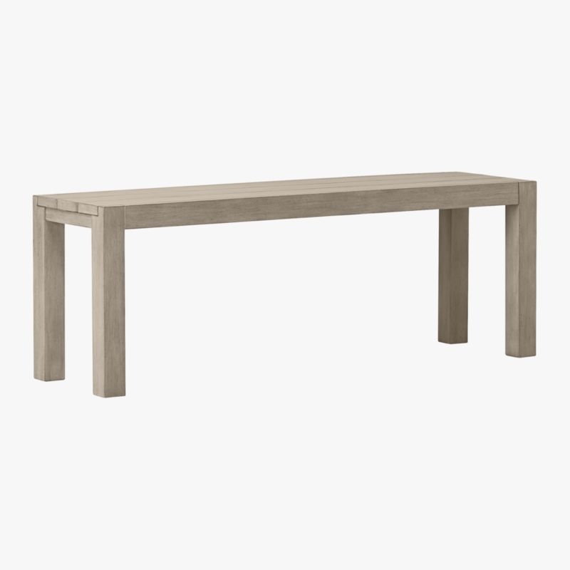 Matera Grey Outdoor Dining Bench - Image 2