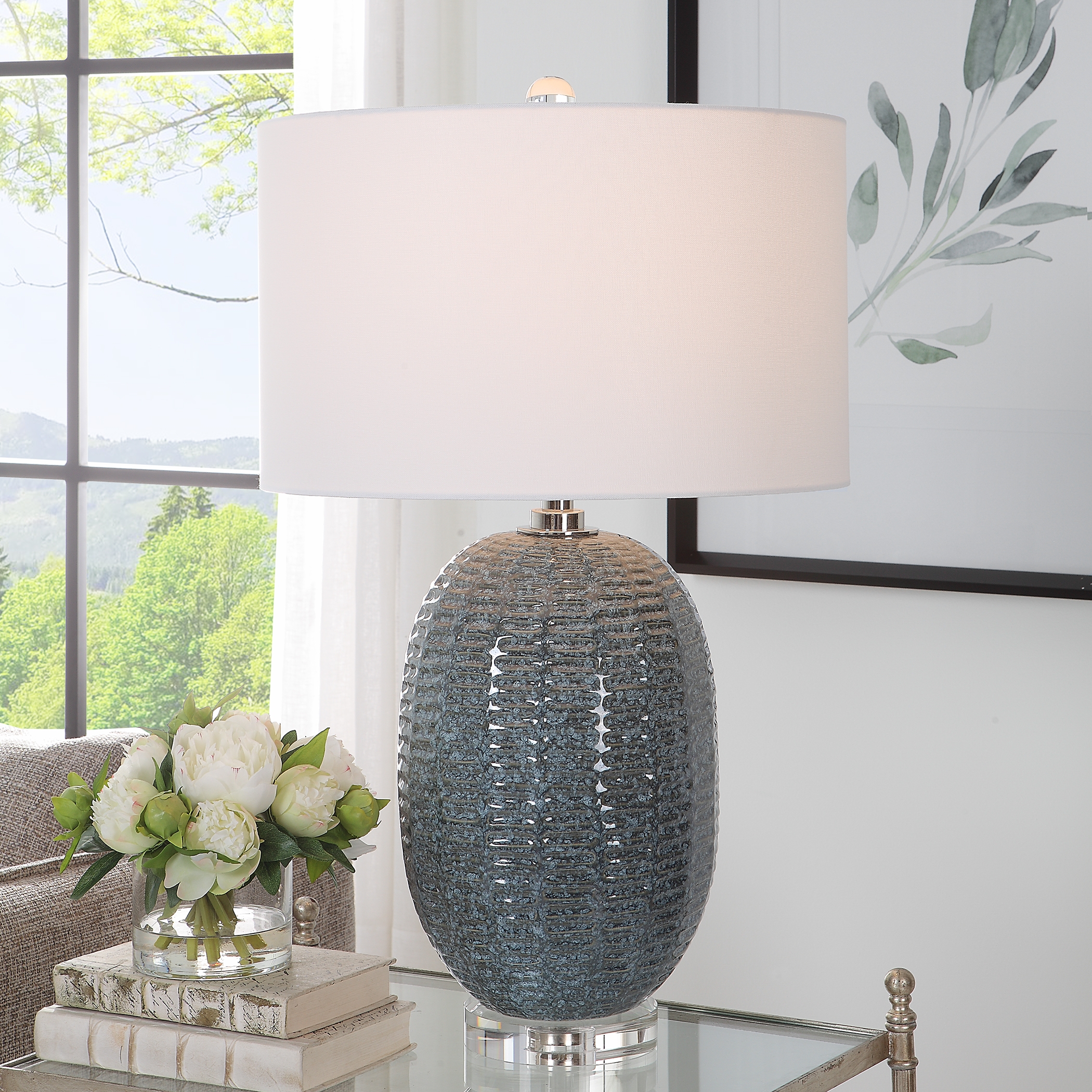 Caralina Geometric Table Lamp - Image 1