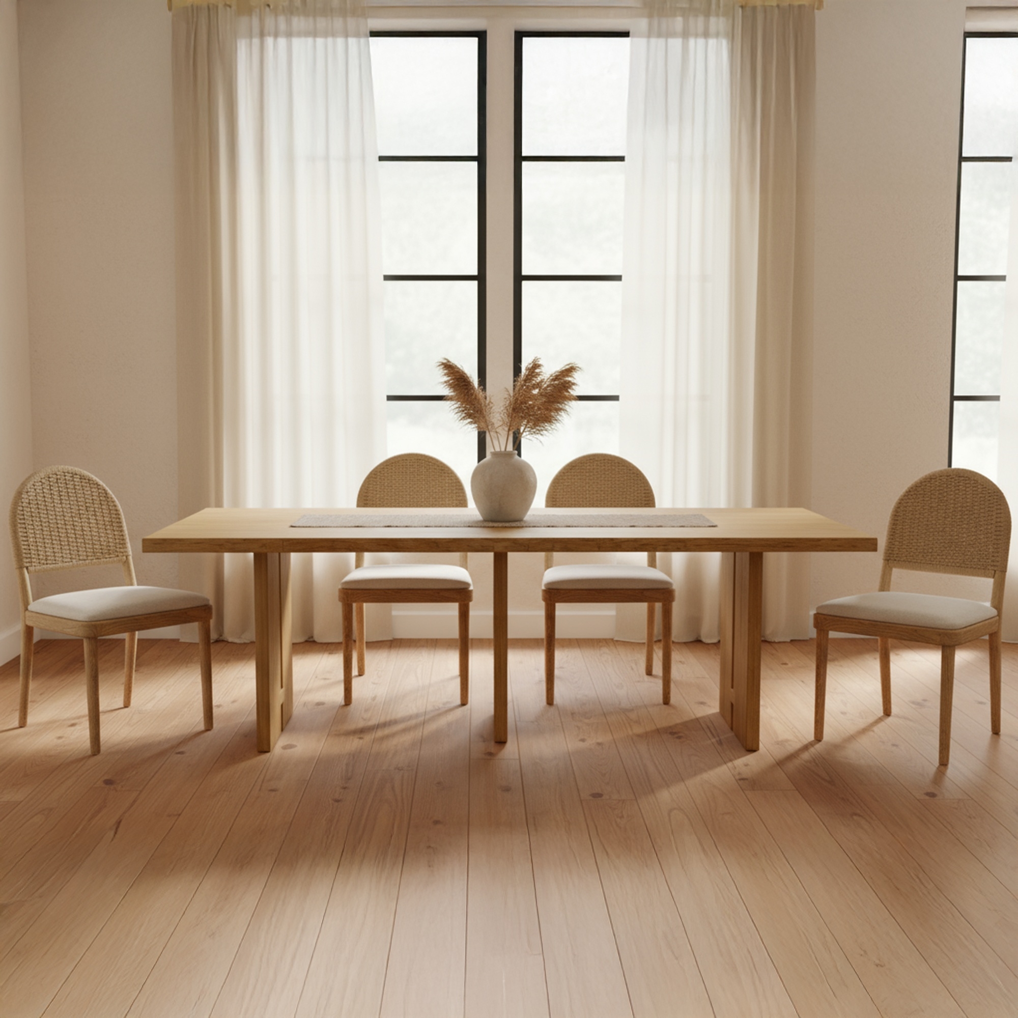 Claire Dining Chair Natural-Set of Two - Image 6