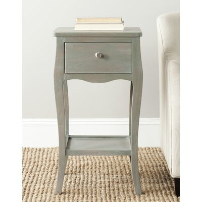 Tattnall Solid Wood End Table with Storage - Image 0